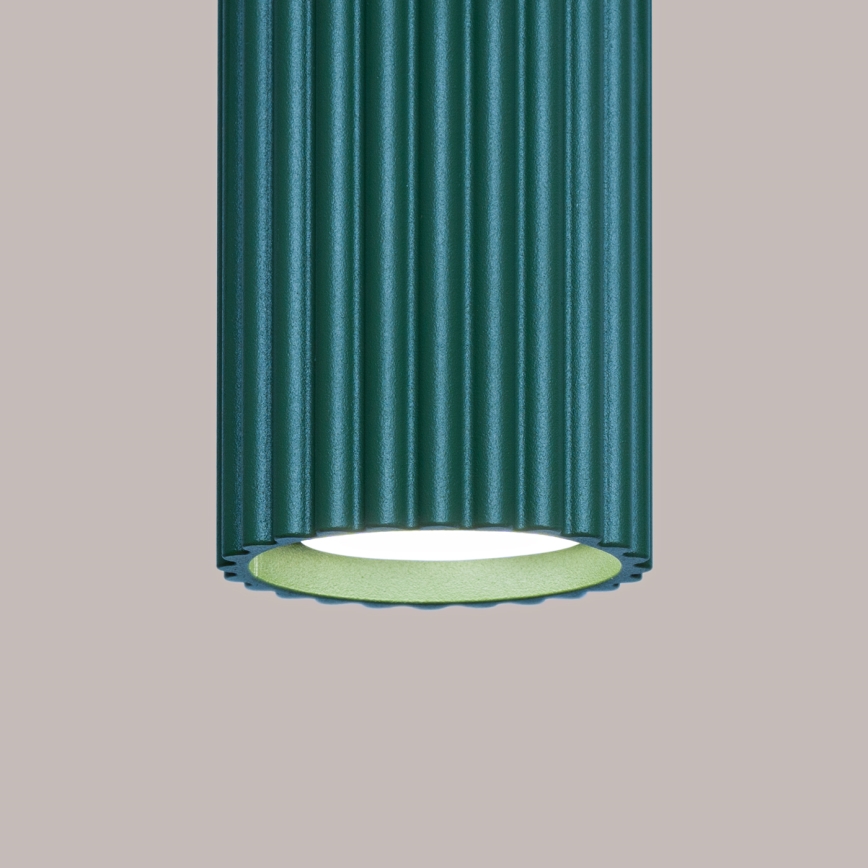 Brilagi - LED точково осветително тяло CRESTO 1xGU10/10W/230V 10 cm тюркоазено