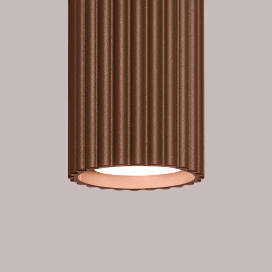 Brilagi - LED точково осветително тяло CRESTO 1xGU10/10W/230V 10 cm кафяво