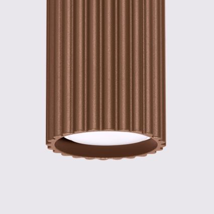 Brilagi - LED точково осветително тяло CRESTO 1xGU10/10W/230V 10 cm кафяво