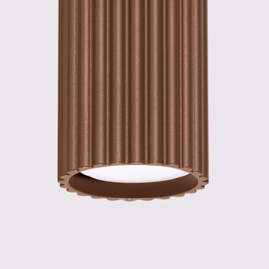 Brilagi - LED точково осветително тяло CRESTO 1xGU10/10W/230V 10 cm кафяво