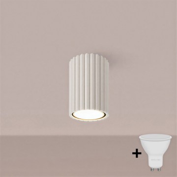 Brilagi - LED точково осветително тяло CRESTO 1xGU10/10W/230V 10 cm кремаво