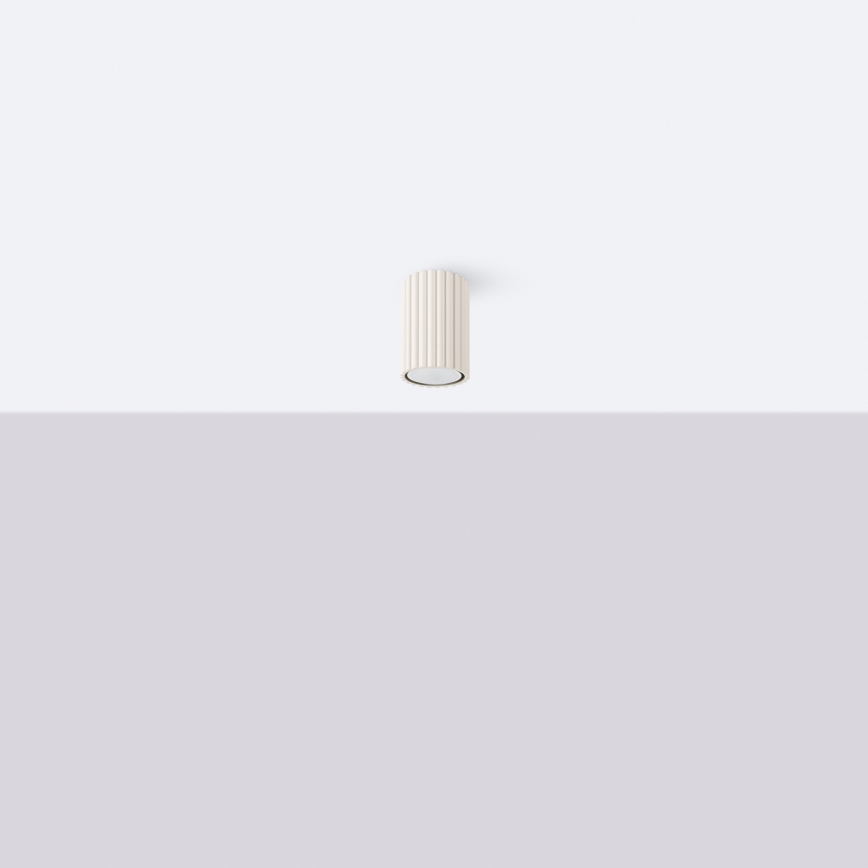 Brilagi - LED точково осветително тяло CRESTO 1xGU10/10W/230V 10 cm кремаво