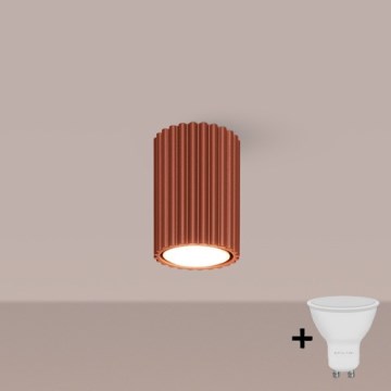 Brilagi - LED точково осветително тяло CRESTO 1xGU10/10W/230V 10 см червено