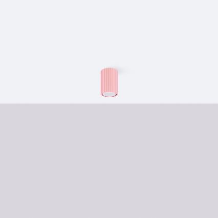 Brilagi - LED точково осветително тяло CRESTO 1xGU10/10W/230V 10 см розово