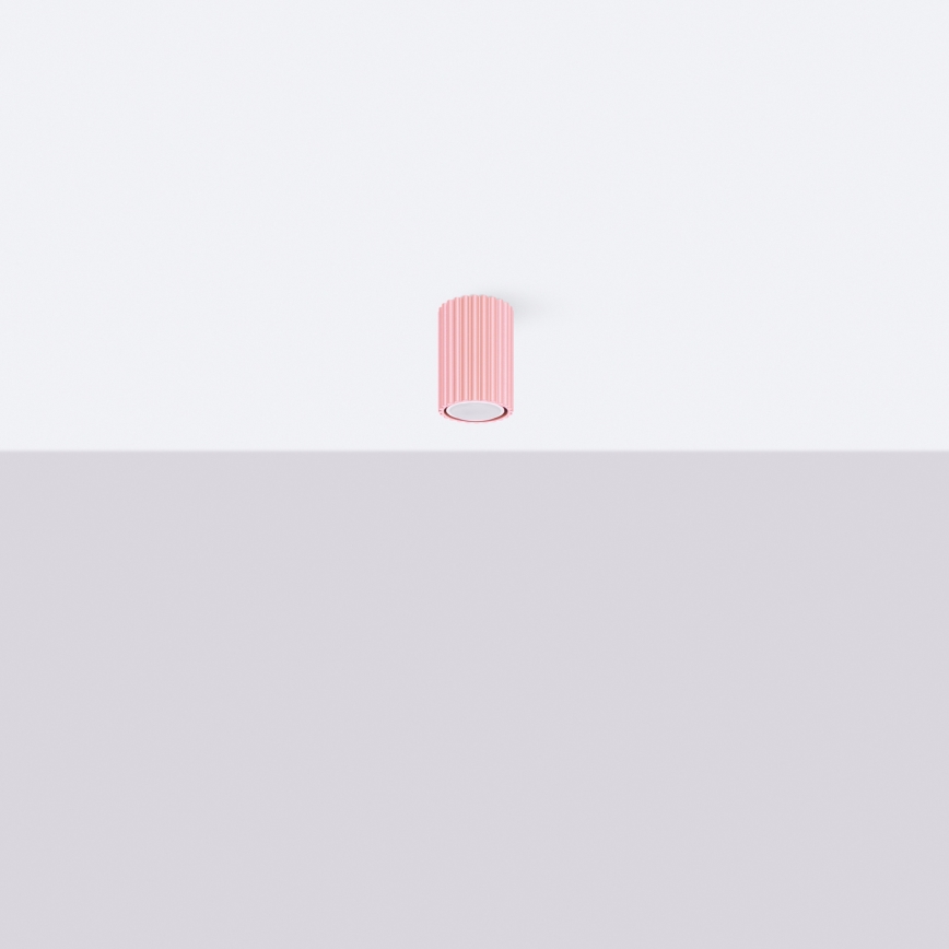 Brilagi - LED точково осветително тяло CRESTO 1xGU10/10W/230V 10 см розово