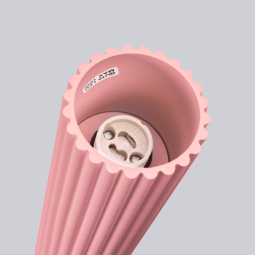 Brilagi - LED точково осветително тяло CRESTO 1xGU10/10W/230V 10 см розово