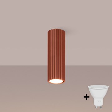 BRILAGI - LED точково осветително тяло CRESTO 1xGU10/10W/230V 20 cm оранжево