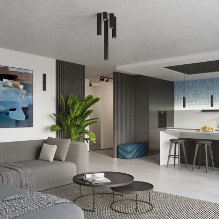 Brilagi - LED точково осветително тяло CRESTO 1xGU10/10W/230V 20 см черно