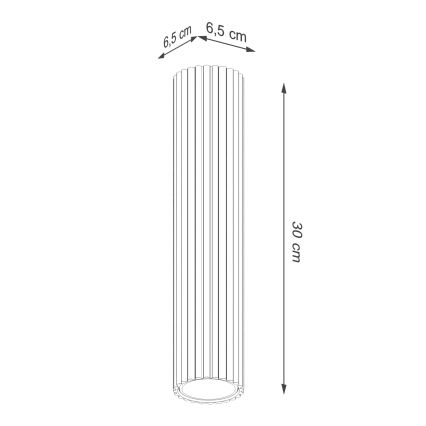 BRILAGI - LED точково осветително тяло CRESTO 1xGU10/10W/230V 30 cm оранжево