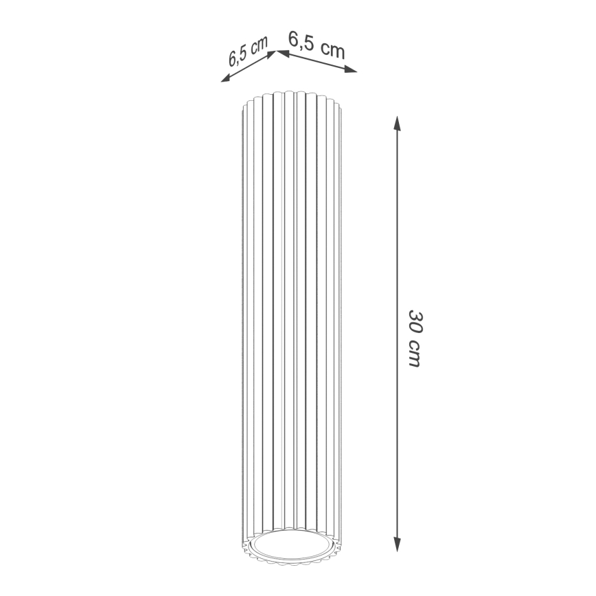 BRILAGI - LED точково осветително тяло CRESTO 1xGU10/10W/230V 30 cm оранжево