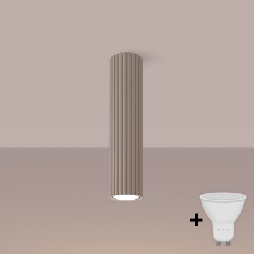 Brilagi - LED точково осветително тяло CRESTO 1xGU10/10W/230V 30 cm taupe