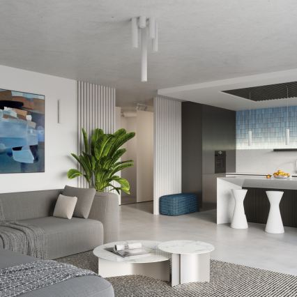 Brilagi - LED точково осветително тяло CRESTO 1xGU10/10W/230V 30 см бяло