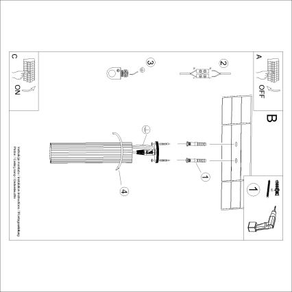 Brilagi - LED точково осветително тяло CRESTO 1xGU10/10W/230V 30 см зелено