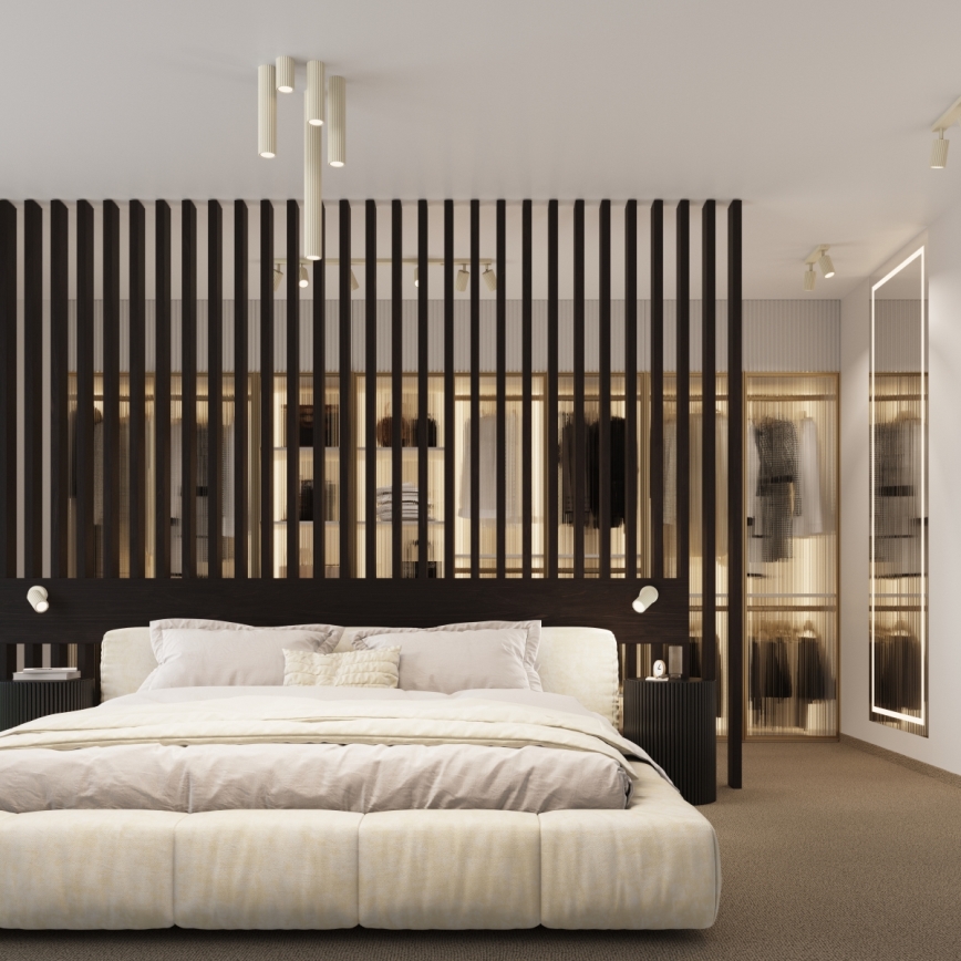 Brilagi - LED точково осветително тяло CRESTO 1xGU10/10W/230V 30 см кремаво