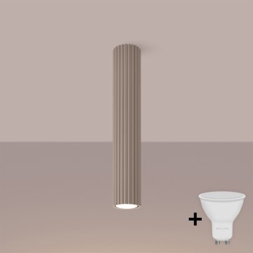 Brilagi - LED точково осветително тяло CRESTO 1xGU10/10W/230V 40 cm таупе