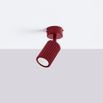 Brilagi - LED точково осветително тяло CRESTO 1xGU10/10W/230V бордо