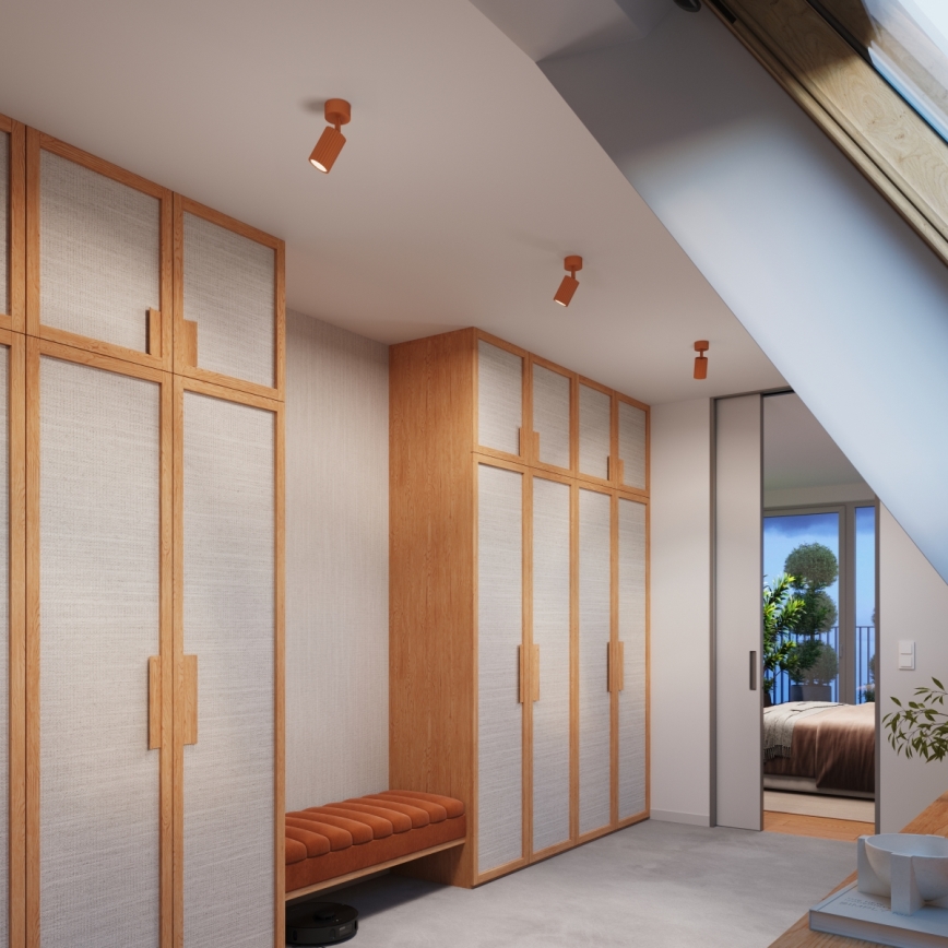 Brilagi - LED точково осветително тяло CRESTO 1xGU10/10W/230V червено