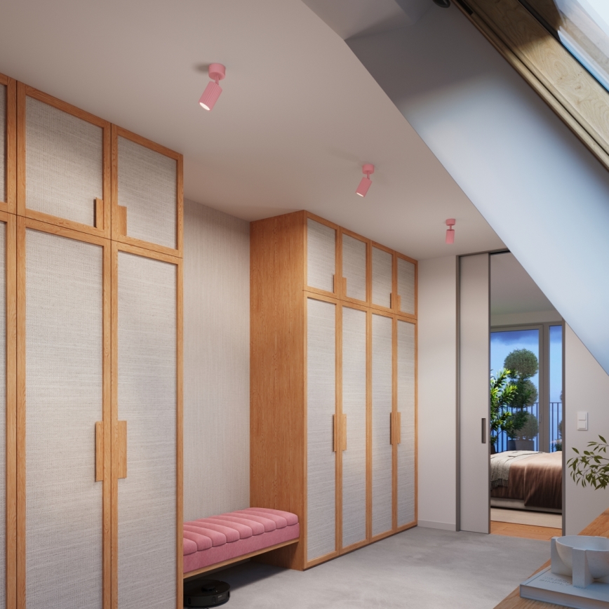 Brilagi - LED точково осветително тяло CRESTO 1xGU10/10W/230V розово