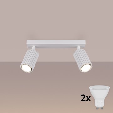Brilagi - LED точково осветително тяло CRESTO 2xGU10/10W/230V бяло
