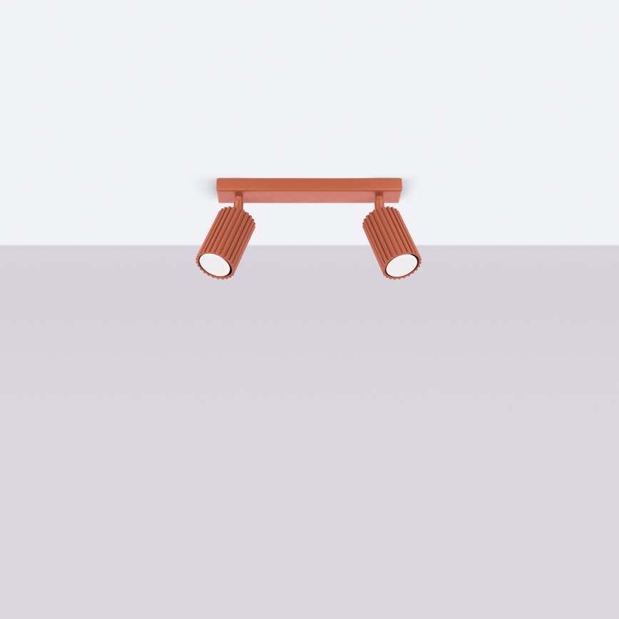 Brilagi - LED точково осветително тяло CRESTO 2xGU10/10W/230V червено