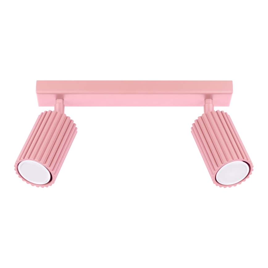Brilagi - LED точково осветително тяло CRESTO 2xGU10/10W/230V розово