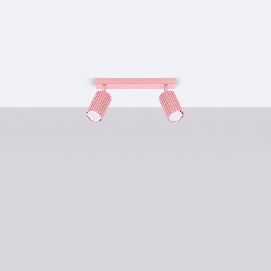 Brilagi - LED точково осветително тяло CRESTO 2xGU10/10W/230V розово