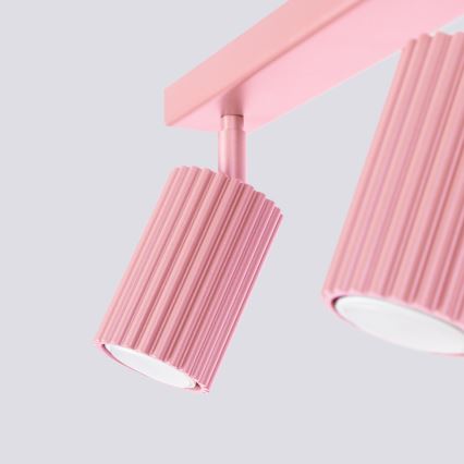 Brilagi - LED точково осветително тяло CRESTO 2xGU10/10W/230V розово