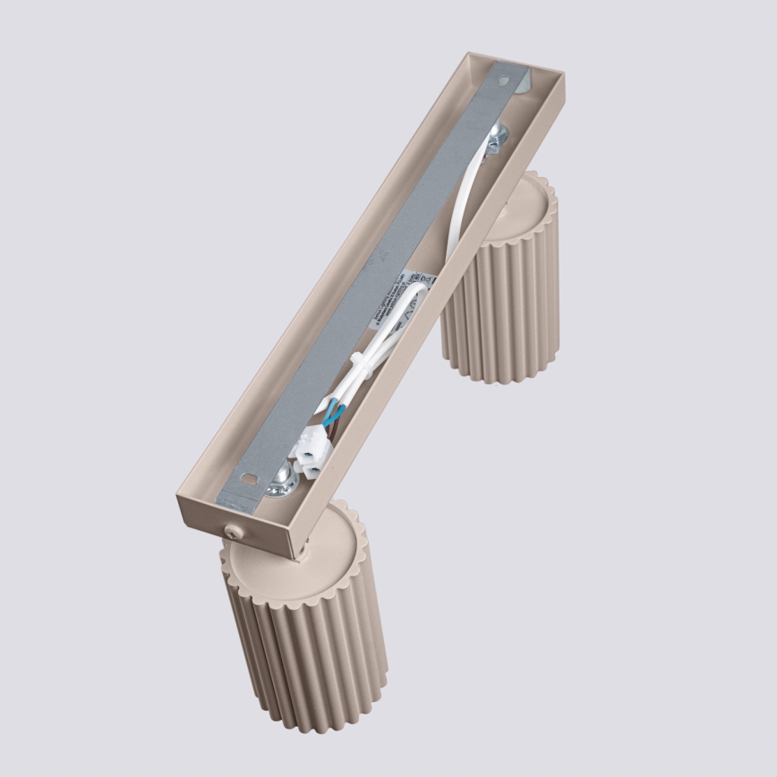 Brilagi - LED точково осветително тяло CRESTO 2xGU10/10W/230V таупе