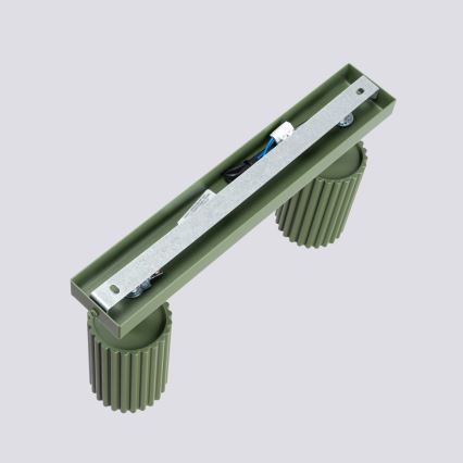 Brilagi - LED точково осветително тяло CRESTO 2xGU10/10W/230V зелено