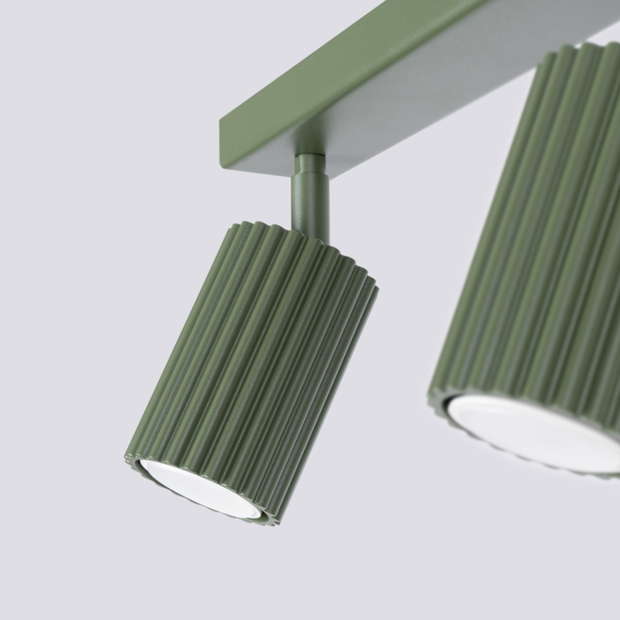 Brilagi - LED точково осветително тяло CRESTO 2xGU10/10W/230V зелено