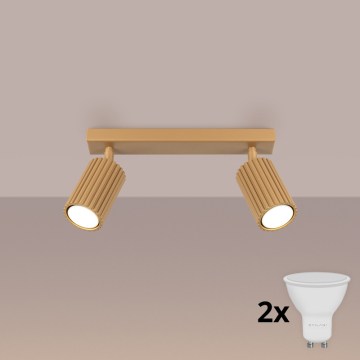 Brilagi - LED точково осветително тяло CRESTO 2xGU10/10W/230V златно