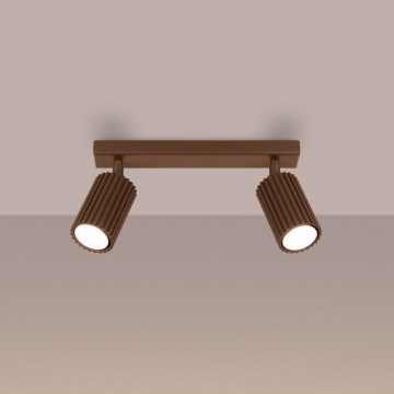 Brilagi - LED точково осветително тяло CRESTO 2xGU10/10W/230V, кафяво