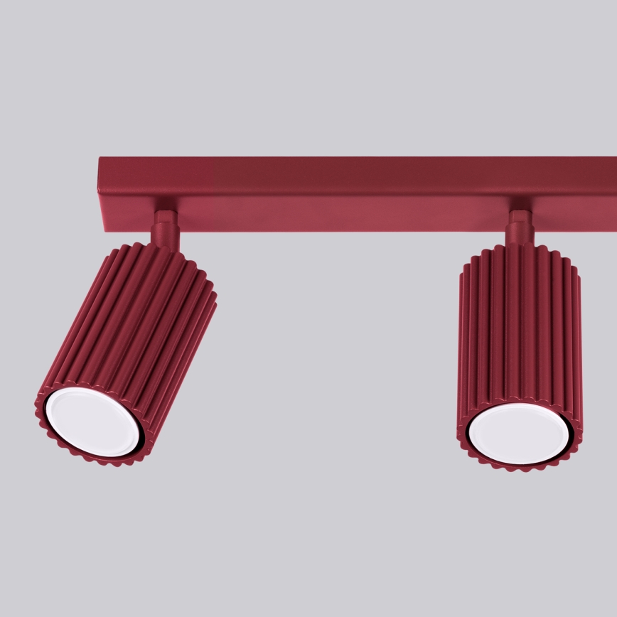 Brilagi - LED точково осветително тяло CRESTO 3xGU10/10W/230V бордо