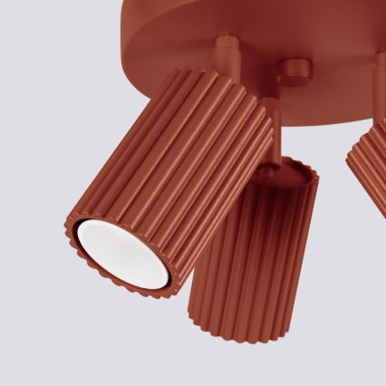 Brilagi - LED точково осветително тяло CRESTO 3xGU10/10W/230V червено