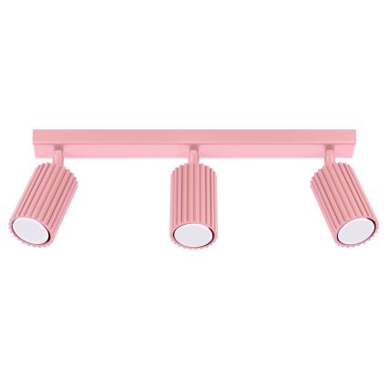 Brilagi - LED точково осветително тяло CRESTO 3xGU10/10W/230V розово