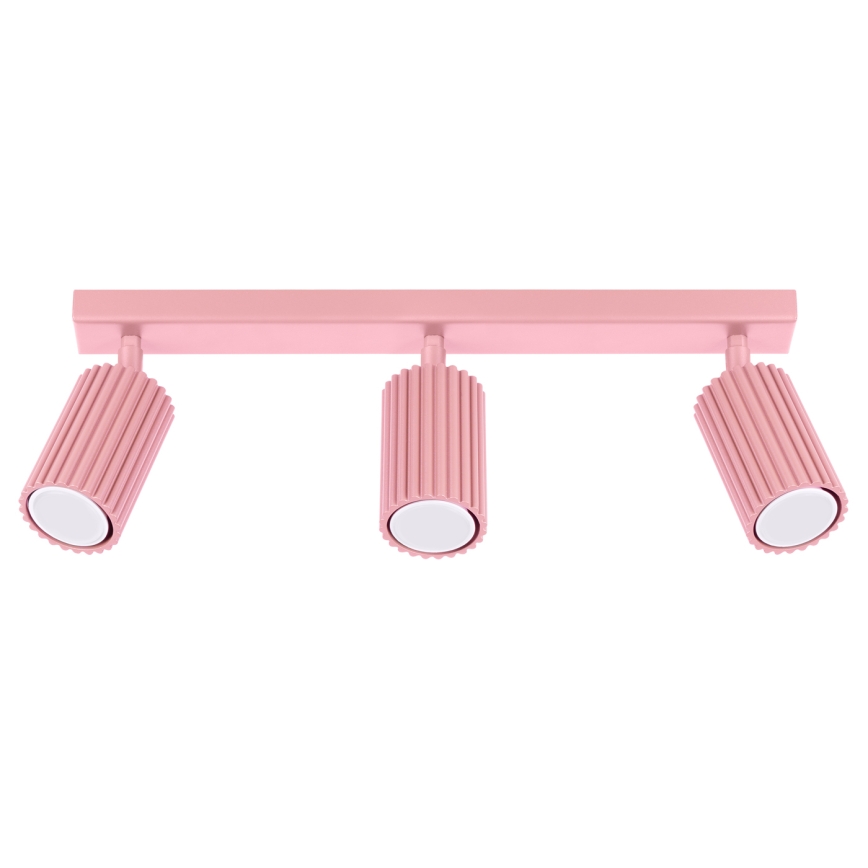 Brilagi - LED точково осветително тяло CRESTO 3xGU10/10W/230V розово