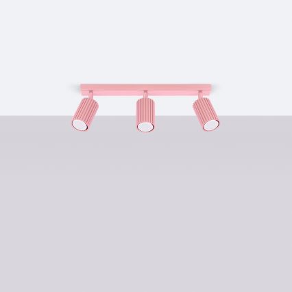Brilagi - LED точково осветително тяло CRESTO 3xGU10/10W/230V розово