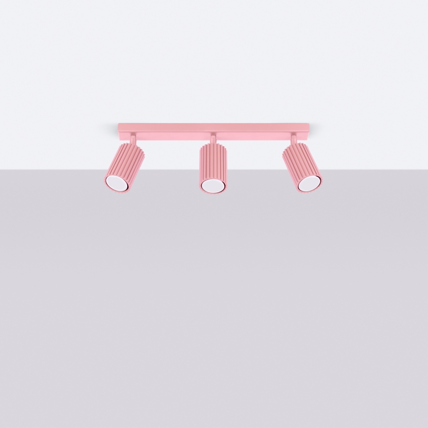 Brilagi - LED точково осветително тяло CRESTO 3xGU10/10W/230V розово