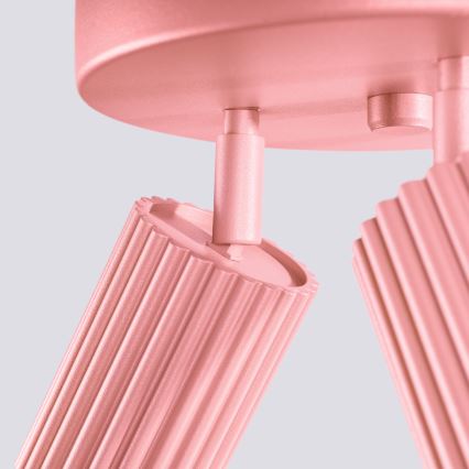 Brilagi - LED точково осветително тяло CRESTO 3xGU10/10W/230V розово