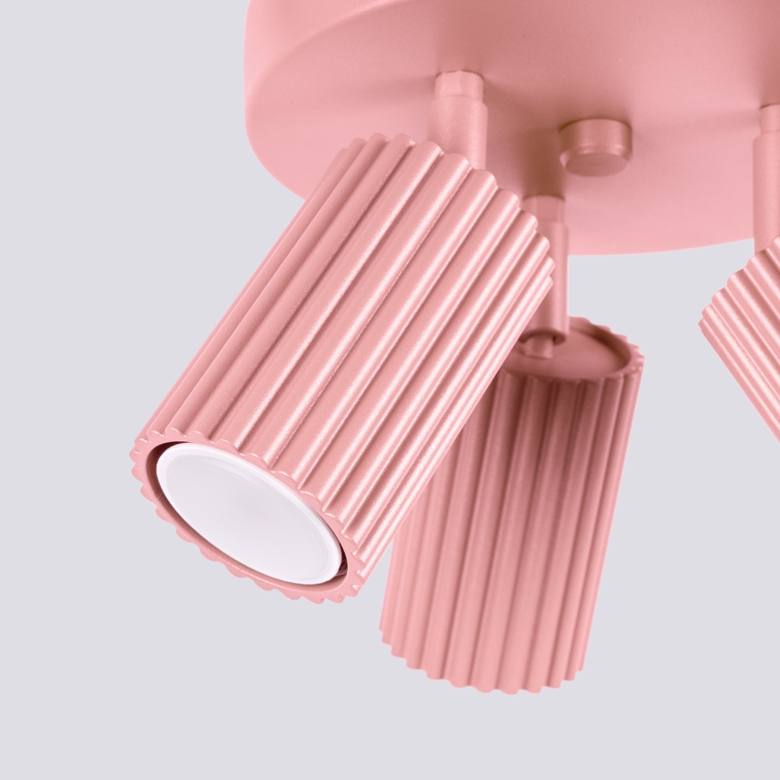 Brilagi - LED точково осветително тяло CRESTO 3xGU10/10W/230V розово