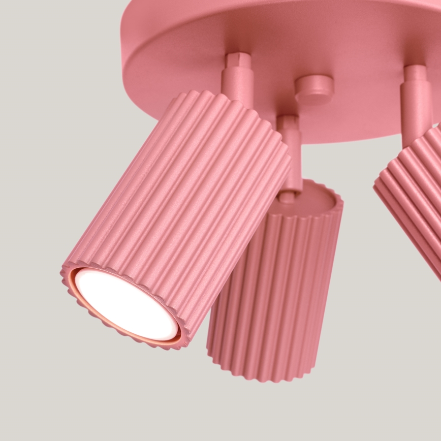 Brilagi - LED точково осветително тяло CRESTO 3xGU10/10W/230V розово