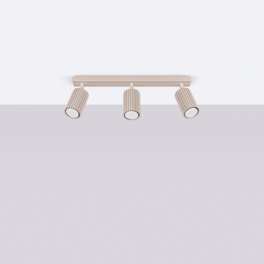 Brilagi - LED точково осветително тяло CRESTO 3xGU10/10W/230V таупе