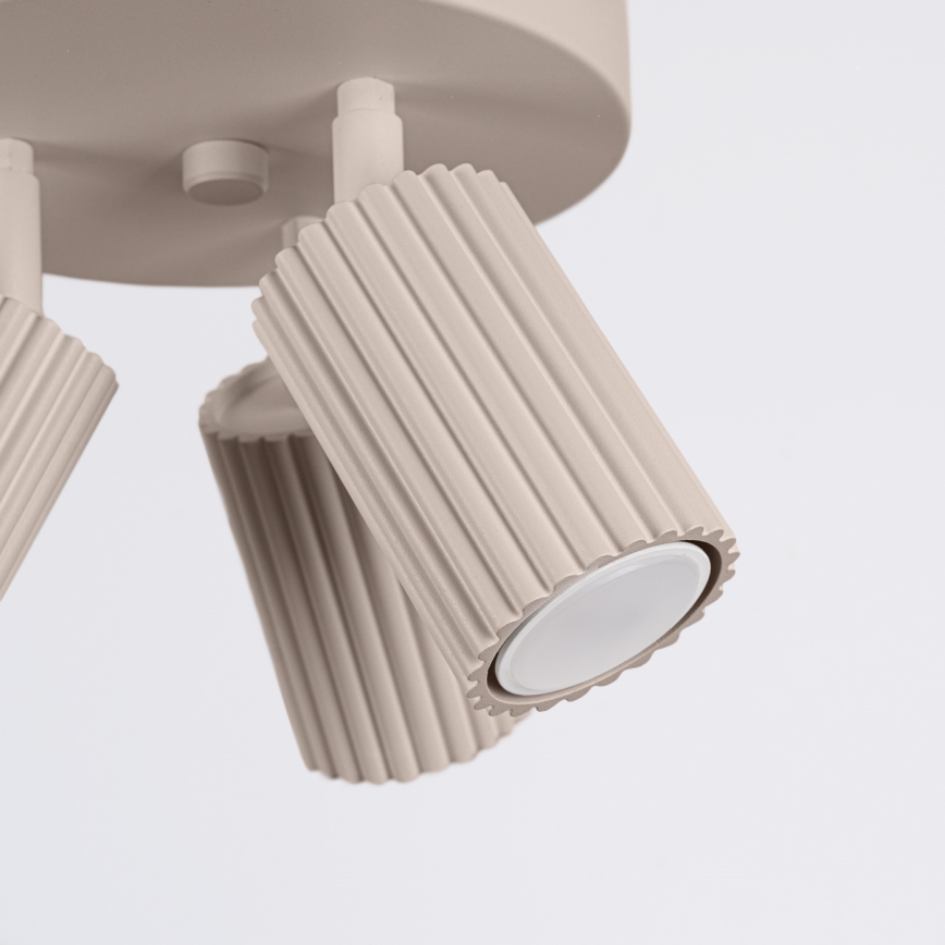 Brilagi - LED точково осветително тяло CRESTO 3xGU10/10W/230V таупе