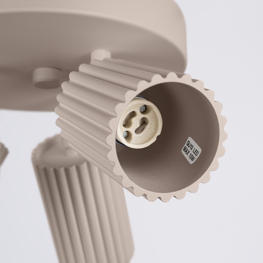 Brilagi - LED точково осветително тяло CRESTO 3xGU10/10W/230V таупе