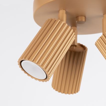 Brilagi - LED точково осветително тяло CRESTO 3xGU10/10W/230V златисто