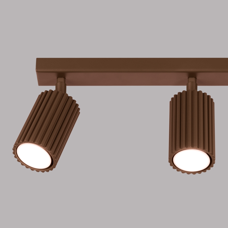 Brilagi - LED точково осветително тяло CRESTO 3xGU10/10W/230V кафяво