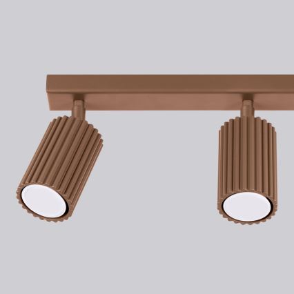 Brilagi - LED точково осветително тяло CRESTO 3xGU10/10W/230V кафяво