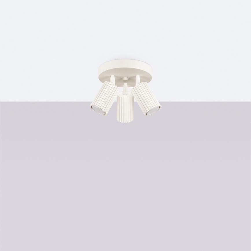 Brilagi - LED точково осветително тяло CRESTO 3xGU10/10W/230V кремаво