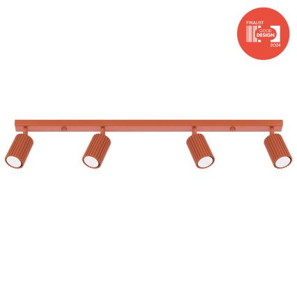 Brilagi - LED точково осветително тяло CRESTO 4xGU10/10W/230V червено