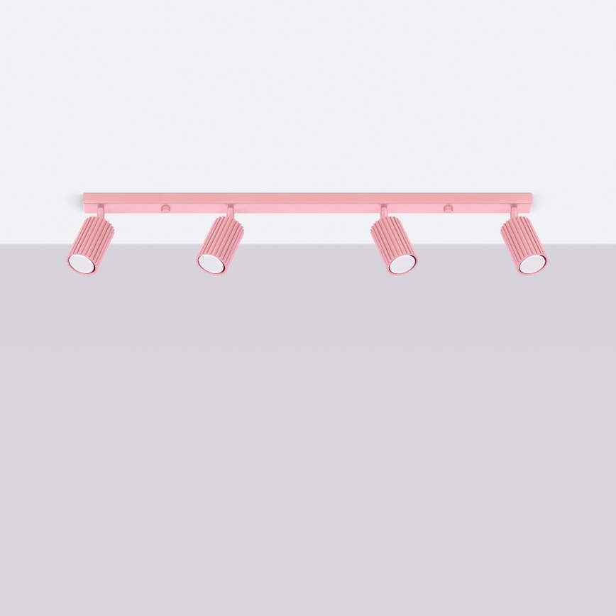Brilagi - LED точково осветително тяло CRESTO 4xGU10/10W/230V розово
